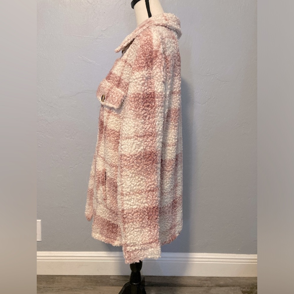 Emma’s Expression Pink Plaid Jacket - Picture 2 of 11